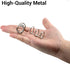 Pack of 10, 3 Ring Metal Loose Leaf Binders Book Rings with 20mm 0.8 Inch Inner Diameter Silver Ring Binders for Notebooks Photo Album DIY Travel ...