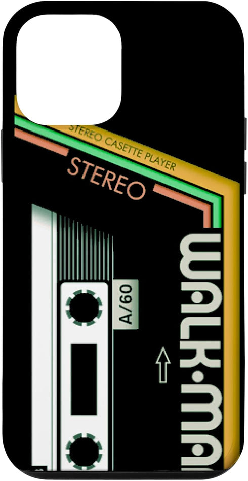iPhone 12 mini Vintage Walkman Retro 80s 90s Music Cassette Case...