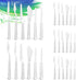 30Pcs Plastic Spatula Palette Knives, Palette Knife Set Thin and Flexible Art Knife Tools Pallet Knife for Acrylic Paint Painting Knife Mixing,Spr...