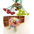 200 Pcs 22 Gauge Floral Stem Wire, 16 Inch Dark Green Floral Wire for Artificial Flower Arrangements, Bouquet Stem Wrapping, Wreath Making...