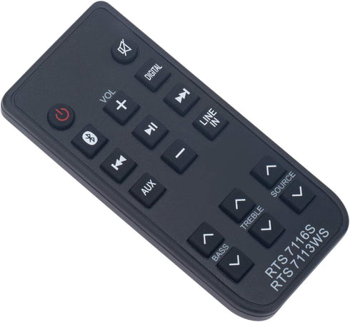 New Replacement Remote Control fit for RCA 37" Sound Bar Alco Electronics Soundbar RTS7116S rts7116s RTS7113WS SBT17116S A2HRTS7116S A2H-RTS7116S ...