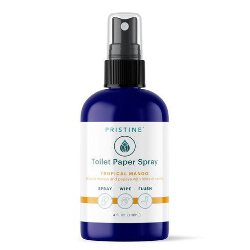 PRISTINE Toilet Paper Spray: As Seen on Shark Tank, the More Natural Alternative to Flushable Wet Wipes & Personal Cleansing Wipes, Spray Toilet P...
