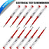 10x Mains Circuit Tester, Electric Tester Pen Screwdriver Voltage Circuit Test Pen Voltage Pen AC For Electrical Test...