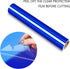 TECKWRAP Blue Chrome Vinyl Wrap Blue Metallic Permanent Vinyl 1ftx5ft...