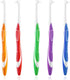 Ouligay 5Pcs Tuft Toothbrush Tufted Brush End-tuft Interspace Toothbrushes Single Tufted Toothbrush Soft Compact Interdental Toothbrush for Orthod...