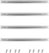 QWORK 12" T-Track, 4 Pack Aluminum Double Track with Mounting Holes for Woodworking...