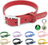 Waterproof Dog Collar, Adjustable Odor Proof Dog Collars Easy to Clean, Soft Comfortable Pet Collars for Large, Medium Small Dogs (Strawberry Red,...