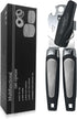Can Opener Manual, Handheld Strong Heavy Duty Stainless Steel Can Opener, Comfortable Handle, Sharp Blade Smooth Edge, Can Openers with Multifunct...