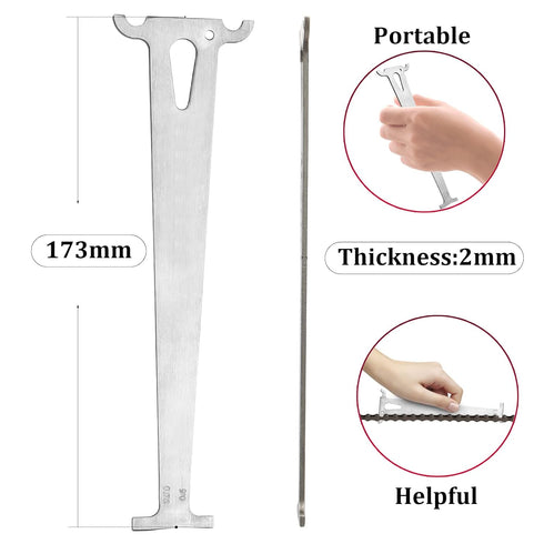 MATINA Bike Chain Checker Tool, Bike Chain Tool for Chain Wear Indicate, Chain Wear Indicator Tool for Bicycle...