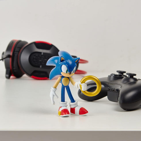 Sonic The Hedgehog Action Figure Toy – Sonic The Hedgehog figure with Tails, Knuckles, Amy Rose, and Shadow figure. 4 inch Action Figures - Sonic ...