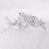 GULICX Silver Tone Zircon Flower Blossom Diamante Brooch Badge Pin Classic Design for Women...