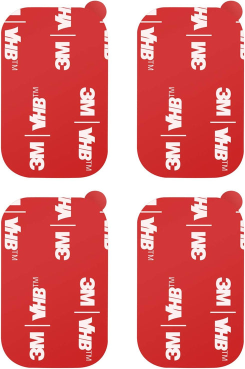 APPS2Car 3M Vhb Sticky Adhesive Pads Replacement Mounting Tape 4 Pcs, Dashboard Sticker Pads for Magnetic Phone Car Mount,Car Mount Adhesive,Doubl...