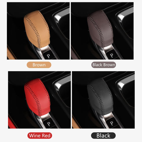 Custom Interior Accessories for Lexus NX 250 350 350h 450h+ 2022 2023 RX 350 350h 450h+ 500h Leather Automatic Gear Shift Knob Cover, Transmission...