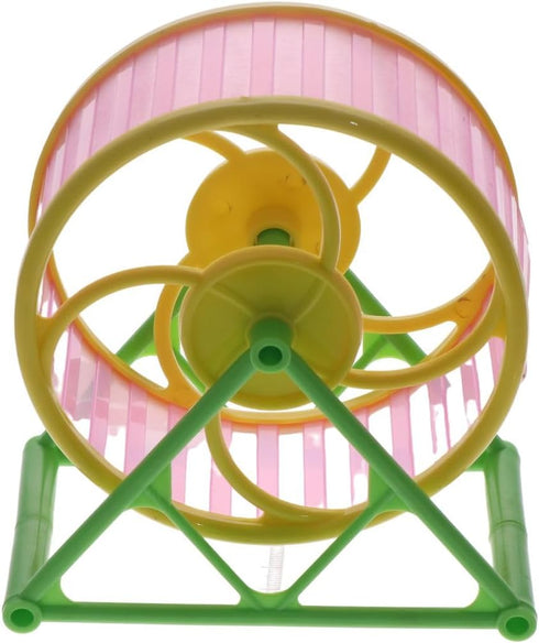 Hamster Exercise Wheel, Silent Running Wheel with Stand for Hamsters, Gerbils, Mice and Other Small Pets, Hamster Wheel Cage (Random Color, 1 PC)...