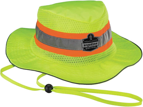 Ergodyne unisex adult Hi-vis Ranger Sun Hat, Lime, Large-X-Large US...