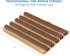 CKAuto 60pcs 4" Brown Tire Repair Strings, Automotive Tool Tire Repair Plugs for Tubeless Off-Road Tires Car, Bike, ATV, UTV, Wheelbarrow, Mower...
