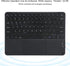 Bluetooth Keyboard, Multi?Function Scissor Keyboard with Touchpad External Computer 10in Ultra-Slim Portable Keyboard(Black)...