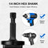 HVAC Repairing Kit?Air Conditioner Copper Tube Expander Swaging Tool ?1/4'' Hex Shank Manual Copper Pipe Swage Tool?Expander Boring Drill Bit 1/4'...