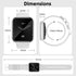Smart Watch for Women, 1.75" AMOLED Fitness Tracker for Android iOS, Answer/Make Call with Heart Rate Sleep Monitor 130+ Sports Mode, IP68 Waterpr...