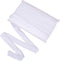 MegaPet White Polyester Fringe Tassel Lace Trim 1 Inch x 82 Feet Chainette Fringe Fibre Trim for Sewing Quilting DIY Home Decoration...