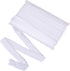 MegaPet White Polyester Fringe Tassel Lace Trim 1 Inch x 82 Feet Chainette Fringe Fibre Trim for Sewing Quilting DIY Home Decoration...