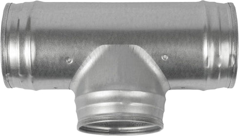 4'' Inch Duct Splitter to 90° Degree 4" Inch Branch for Exhaust Fan, Dryer Vent Hose - 3 Way Duct Hose Connector, T Shape, T Joint Metal, Ducting ...
