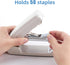 Deli/EZWORK Swing-Arm Swivel Stapler, 25 Sheets Capacity, 360 Degree Rotate Desk Staplers with 1000 Staples for Booklet or Book Binding, White...