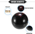 Car Manual 4 Speed Ball Gear Shift Knob Kit, Round Short Throw Shifter Universal for Manual Transmission Vehicles Durable Acrylic Black with Adapt...