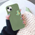 JOYLAND Dinosaur Couple Phone Case for iPhone 13,Green Liquid Silicone Couple Phone Case Luxury Girly Case,Fashionable Soft Gel Rubber Full-Body P...