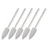 uxcell 5 Pcs Silicone Rubber Grinding Buffing Wheels 150 Grits 6mm Dia Pointed Polishing Head for Electric Rotary Tool...
