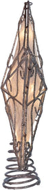 Kurt Adler UL 10-Light Metal Trimmed Capiz Inspired Star Treetop...