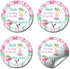 Spa & Pampering Birthday Party Thank You Sticker Labels, 40 2" Party Circle Stickers by AmandaCreation, Great for Party Favors, Envelope Seals & G...