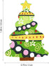 EXCEART 100pcs Christmas Tree Buttons Christmas Sewing Buttons Mixed Patterns with 2 Holes for Sewing DIY Crafts(Random Color)...