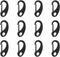 12Pack Carabiner Clips Spring Snap Hook Buckle Clasps for Flag Pole Clips Marine Clips Ropes Dog Leashes Hiking...