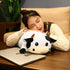 Cow Stuffed Animals 13.7” Cow Plush Pillow Stuffed Dolls Hugging Pillow with Zipper, Plush Toys Dolls Gifts for Kids Girls Boys Adults...