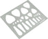 Aleks Melnyk No.205 Metal Stencil for Jewelry, Shape Earring Teardrops Cutouts Stencil, Lapidary Template for Cabochons, Tear Drop, Jewelry making...