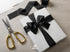 Vitalizart Black Silk Satin Ribbon 1-1/2 Inch x 15 Yard Wooden Spool Handmade Frayed Ribbons for Gift Wrapping Baby Shower Wedding Bridal Bouquets...