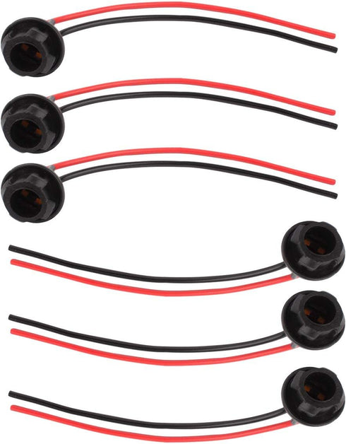 WINKA T10 194 Extension Harness Plugs Connectors Wiring Sockets for car 6Pcs...