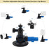 3" Suction Cup Security Camera Mount with Adjustment 1/4"-20 Threaded,Air Pump Vacuum Suction Glass/Metal/Board/Tile Wall,Compatible with Arlo/Wyz...