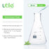 Utile Glass Erlenmeyer Flask Set, 50ml Narrow Mouth Erlenmeyer Flasks, 6pcs of Borosilicate 3.3 Glass Conical Flasks for Laboratory with Printed G...