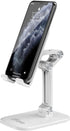 Foldable Adjustable Cell Phone Stand compatible with iPhone 12 and All Smartphones , Heavy Duty Mobile Stand , Tablet Stand Holder , iPad Stand......