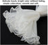 2 Pack 4.3 yards Flower Wrapping Paper Flower Shop Bouquet Supplies White Pearl Wave Yarn Flower Wrapping Paper Material Yarn Bouquet Fold Wave Ya...