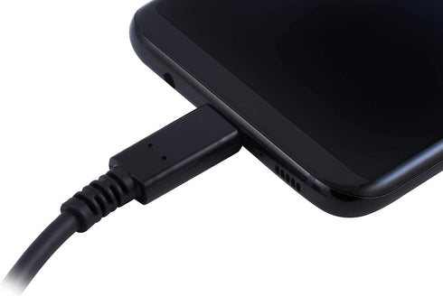 GE 6.5 ft. USB Type C Cable, USB-C to USB-C Charging Cable, Compatible with iPad Pro, MacBook Pro, Samsung Galaxy S10 S9 Note 9 8 S8 Plus, Black, ...
