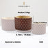 Pastry Chef's Boutique Deluxe Corrugated Panettone Paper Pan Mold - Medium - 750gr - 5.75” x 4-3/16” - Pack of 6...