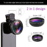 Mcoplus Cell Phone Camera Lens 2 in 1 Clip-on Lens Kit 37mm 0.45X 49UV Super Wide Angle & Macro Phone Camera Lens for iPhone and Android Smartphon...