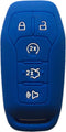 Ford Mustang Key Fob Cover: Silicone Car Remote Case Fit for Ford Mustang Fusion Exploer Edge F150 Lincoln MKZ MKX MKC | Rpkey Key Fob Shell Prote...