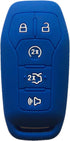 Ford Mustang Key Fob Cover: Silicone Car Remote Case Fit for Ford Mustang Fusion Exploer Edge F150 Lincoln MKZ MKX MKC | Rpkey Key Fob Shell Prote...