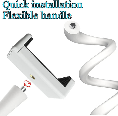 Clamp Mount for Hello Baby Monitor HB30 HB32 HB35 HB50 - Flexible Twist Mount with Adjustable Clamp for Hellobaby Monitor in Crib Cot Shelf...