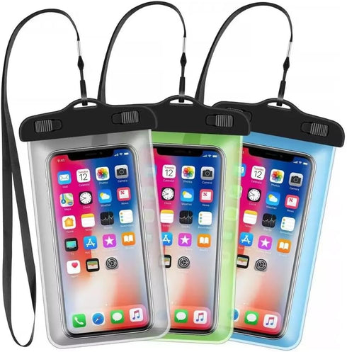 Universal Waterproof Phone Pouch Cellphone Dry Bag with Detachable Lanyard for iPhone 14 13 12 11 Pro Max Plus XS XR X 8 Galaxy S23 S22 S21 S20 Pi...