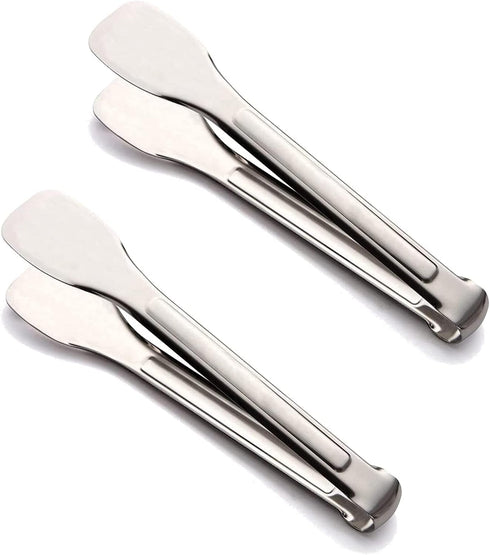 Tenta Kitchen 2Pcs 9-Inch Cooking Tongs, Stainless Steel Serving Tongs for Barbecue, Cooking, Salad, Grilling, Serving and Frying...